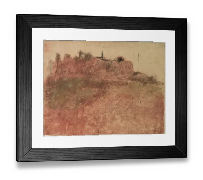Framed Print : Esterel Village, c.1890 (monotype)
