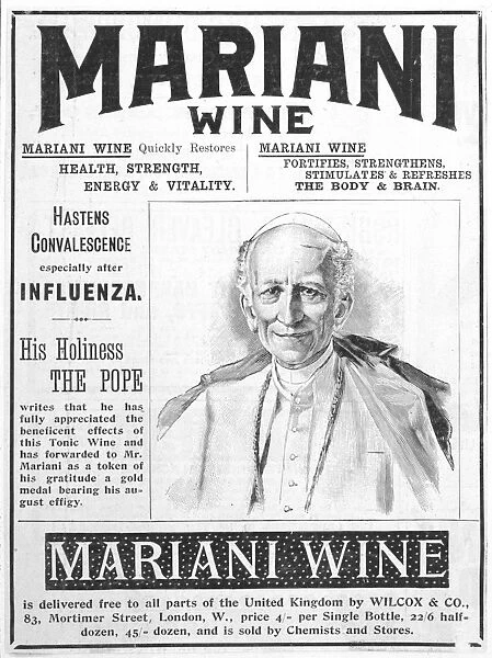 Advert  /  Wine  /  Mariani 1890