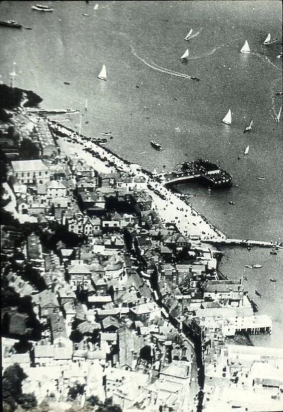 Aerial view of Cowes, Isle of Wight