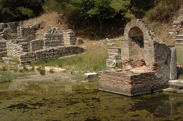 Albania. Butrint. Temple of Asklepios