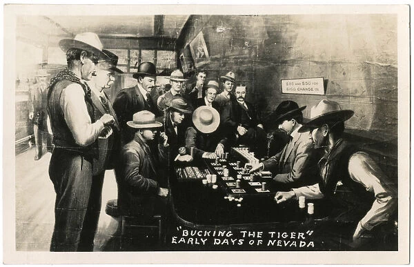 Bucking the Tiger, early days of gambling in Nevada, USA
