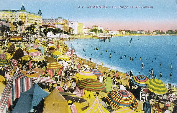 Cannes  /  Beach 1936
