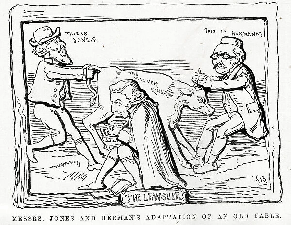 Cartoon, Jones and Herman, The Silver King Lawsuit