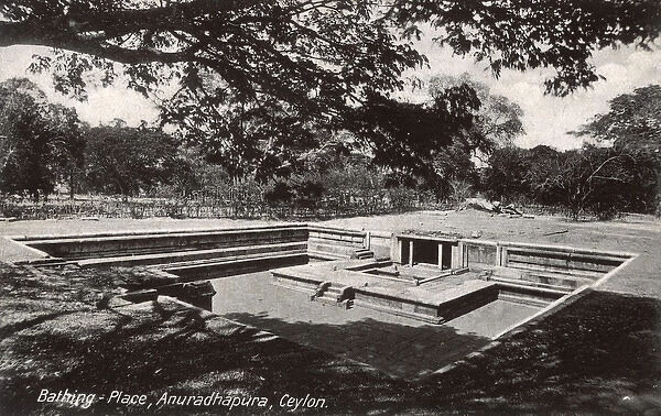 City Baths, Anuradhapura, Ceylon (Sri Lanka)