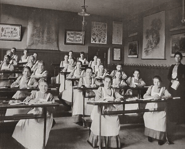 Classroom at a Girls Reformatory