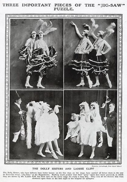 The Dolly Sisters and Laddie Cliff in Jig-saw at Hippodrome