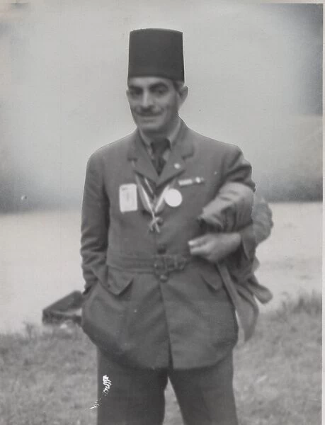 Egyptian scout leader in uniform