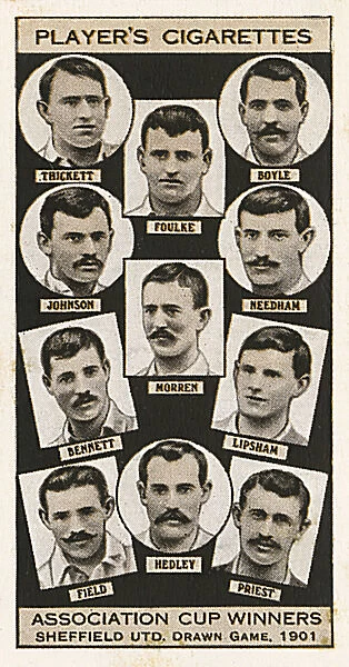 FA Cup finalists - Sheffield United, drawn game 1901