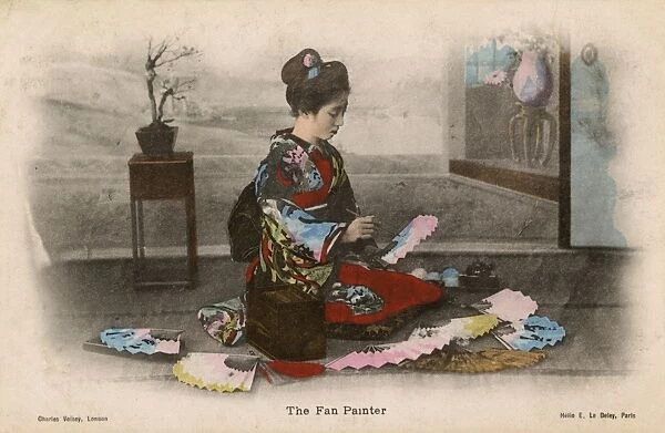 The Fan Painter - Japan