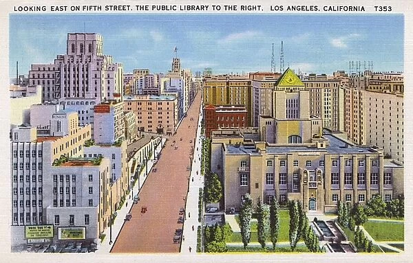 Fifth Street, Los Angeles, California, USA