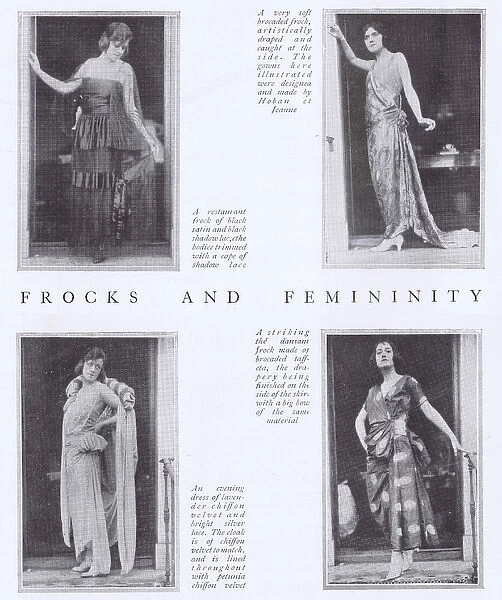 Frocks and Feminity: four creations by Hoban et Jeanne