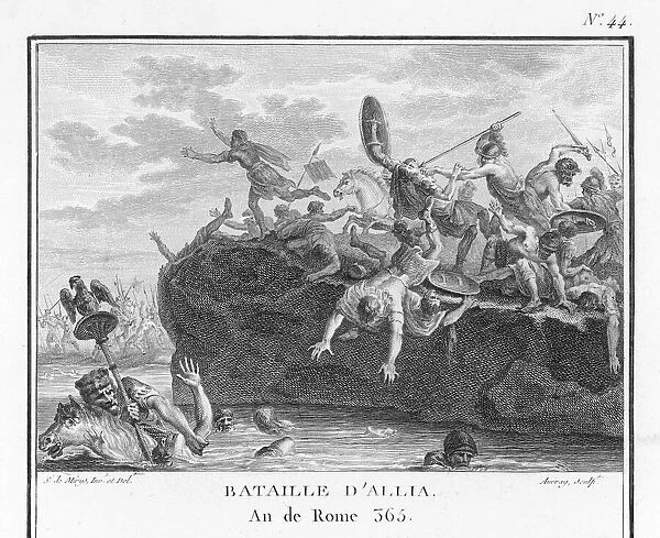 Gauls defeat Romans on the River Allia