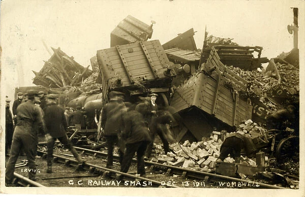 Great Central Railway Accident, Wombwell, Barnsley, England