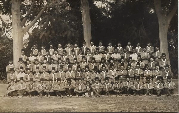 Group photo of scout troop, Egypt