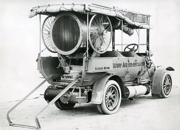 Italian Fiat 15 Ter chassis with photoelectric unit, WW1