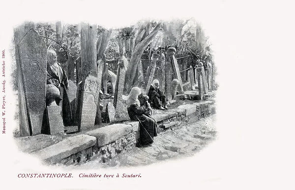 Karacaahmet Cemetery at Uskudar, Istanbul