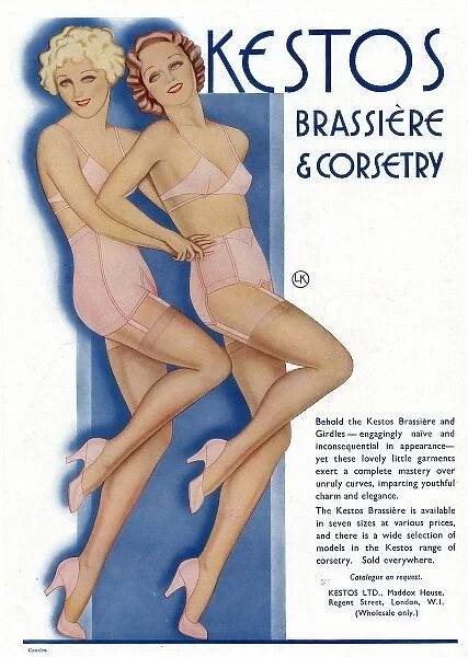 Kestos underwear advert 1934