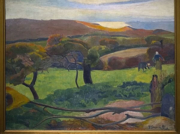 Landscape from Bretagne, 1889, by Paul Gauguin