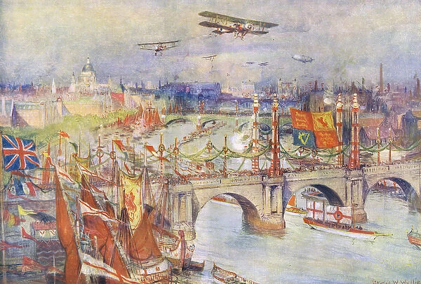 London in 1919 - a vision of the Thames