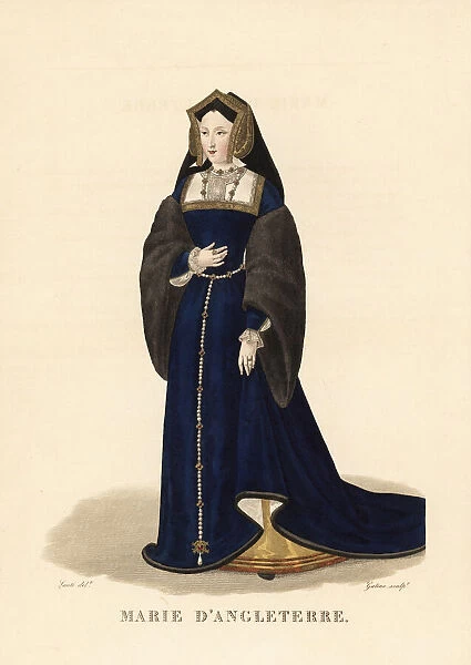 Mary Tudor, queen to King Louis XII of France, 1496-1533