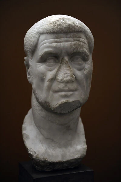Maximinus Thrax (c. 173-238). Roman Emperor. Bust. Marble. C