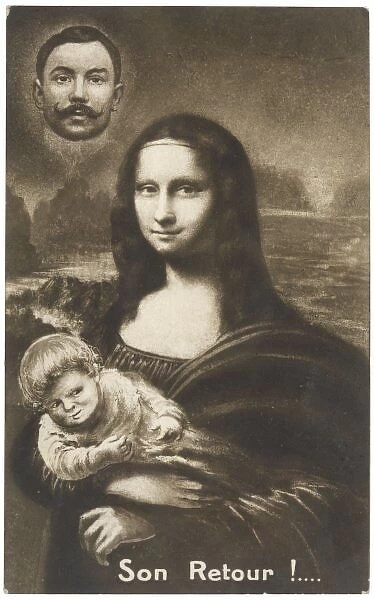 Mona Lisa Back with Baby