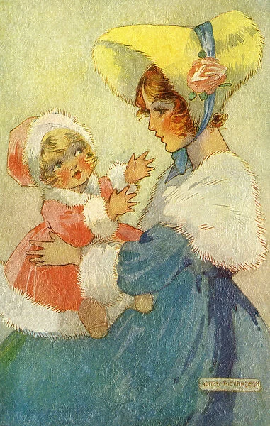 Mother & child at Xmas