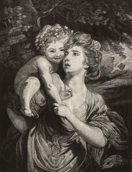 Mrs Hartley, with her child by Sir Joshua Reynolds
