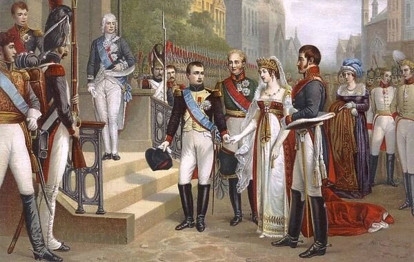 Napoleon I receiving the Queen Of Prussia