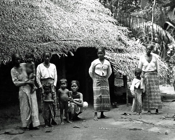 Native group, Ceylon (Sri Lanka)