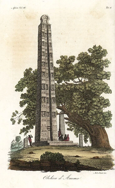 The Obelisk of Axum in Ethiopia