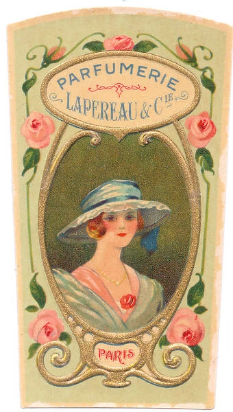 Perfume label, Lapereau & Cie, Paris