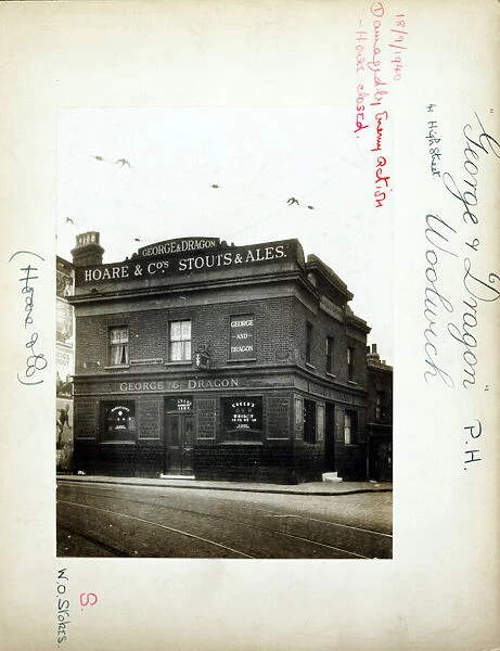 Photograph of George & Dragon PH, Woolwich, London