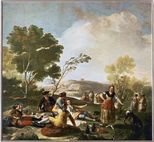 The Picnic, 1776, by Francisco de Goya