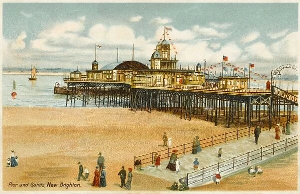 Pier and beach - New Brighton
