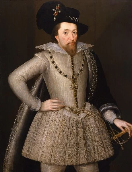 Portrait of King James I, by John de Critz the Elder
