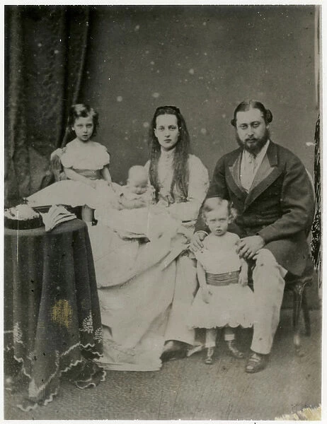 Prince Edward & Alexandra of Denmarks three eldest children
