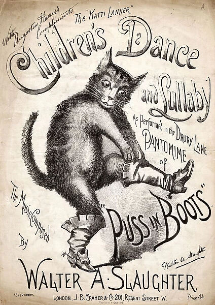 Puss in Boots - Childrens Dance and Lullaby by W Slaughter