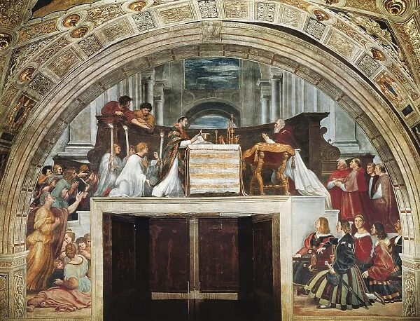 Raphael (1483-1520). The Mass of Bolsena. 1515