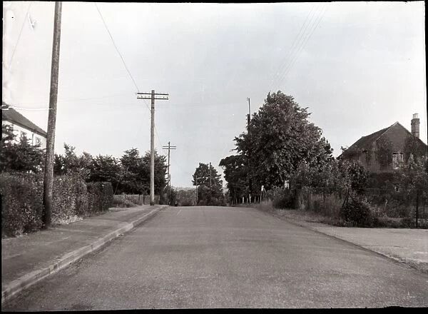 Road with Hill, Hullbridge, Essex
