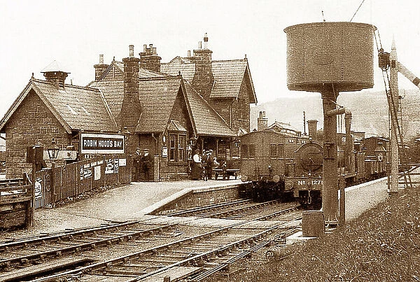 Robin Hood's Bay Railway Station early 1900s