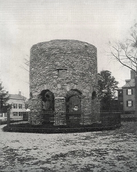 Round Tower, Touro Park, Newport, Rhode Island, USA