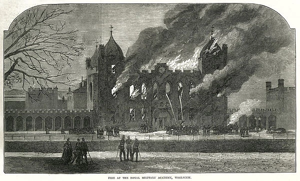 Royal Military Academy in Woolwich fire 1873