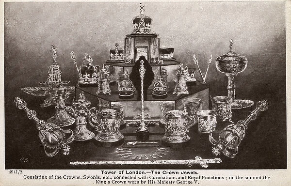 The Royal Regalia held in the Tower of London