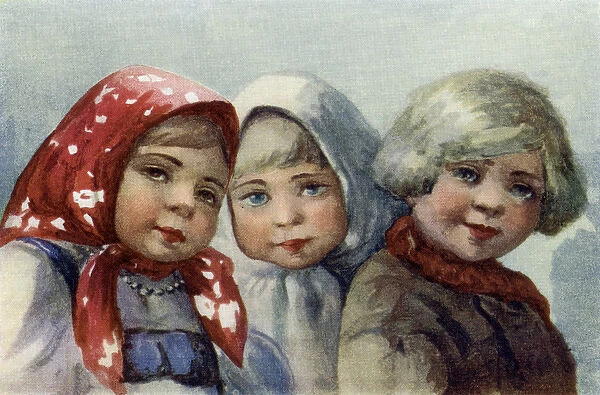 Russian peasant children