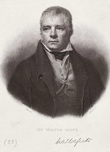 SCOTT, Sir Walter (1771-1832). Scottish Romantic