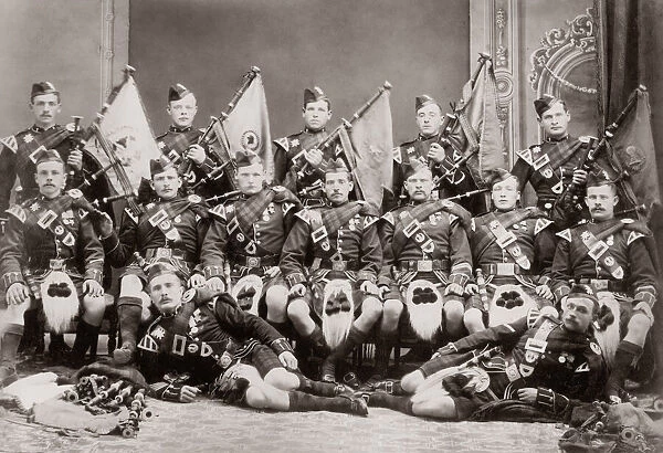 Scottish regiment, British army, pipe band