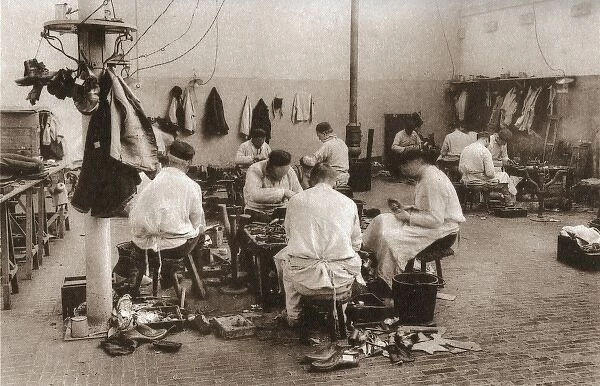 Shoemaking Workshop at Merxplas Labour Colony, Belgium