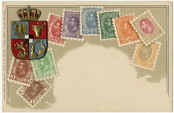 Stamp Card produced by Ottmar Zeihar - Romania