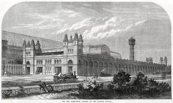 Station at the Crystal Palace, Sydenham 1865